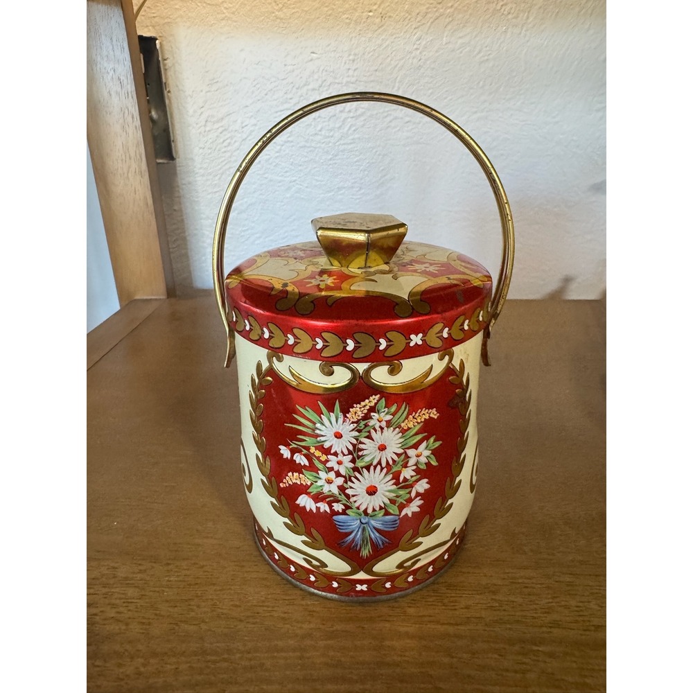 Vintage Murray-Allen Arabia Imported Quality Confections Tin Container
